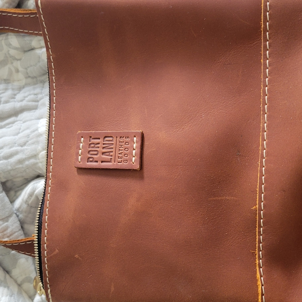 Portland Leather Crossbody Brown Bag